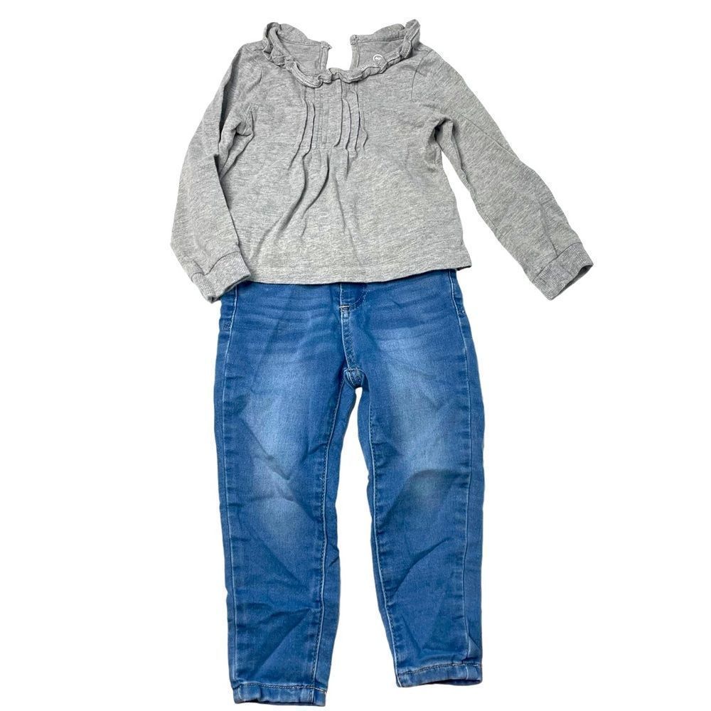 AG (Adriana Goldschmied) for kids toddler jeans and top 2T